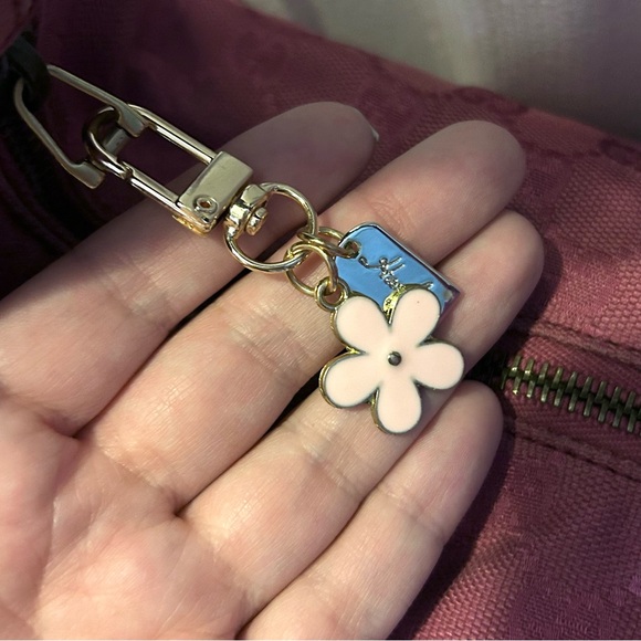 Gucci Vintage Medium Pink GG Canvas Horsebit Handle Shoulder Bag Handbag Tote - Picture 13 of 15